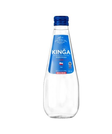 Woda Kinga Pienińska niegaz. 330ml szkło (biała butelka)