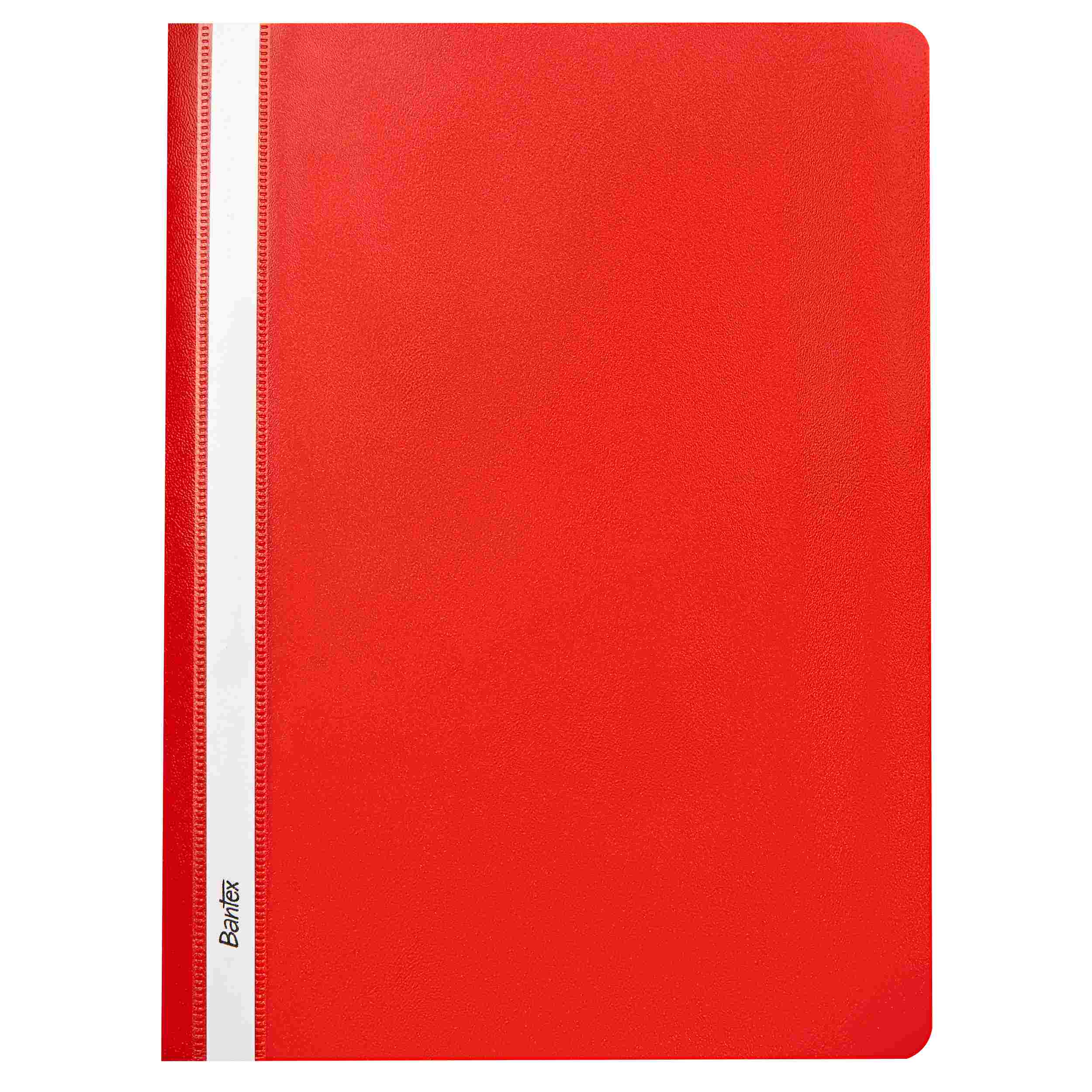 Skoroszyt plastikowy A4 czerwony Bantex