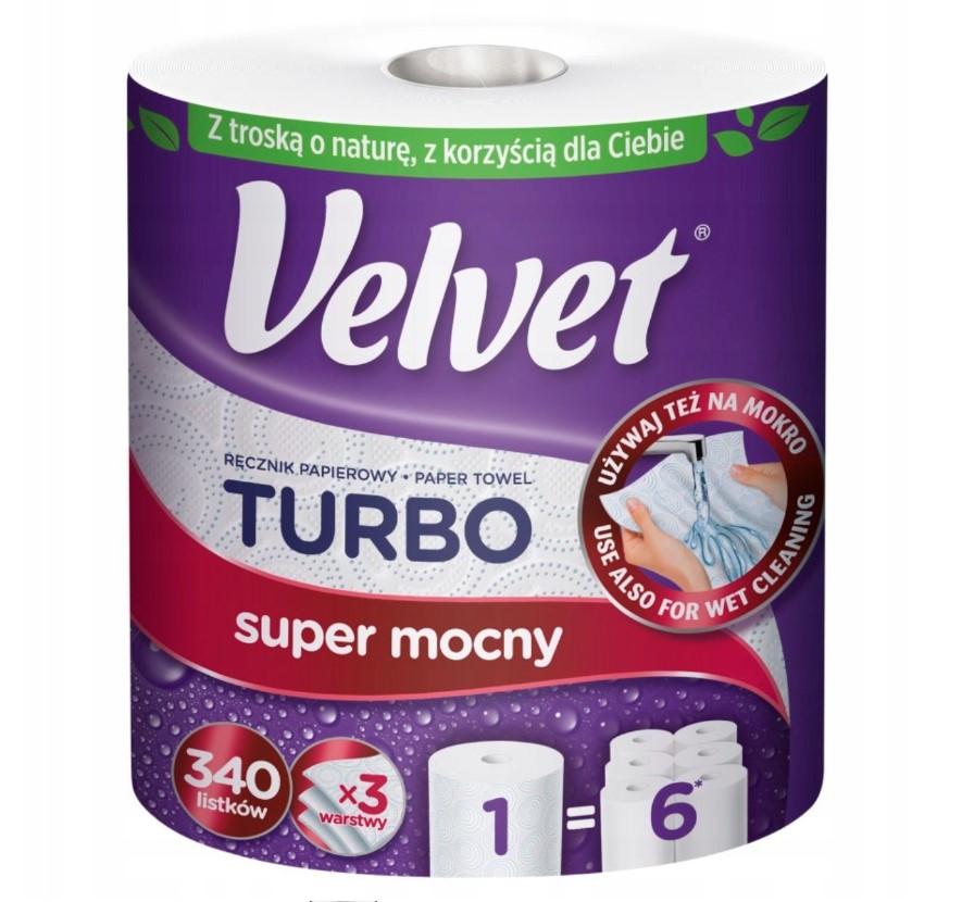 Ręcznik kuch. Velvet (1 szt.) Turbo