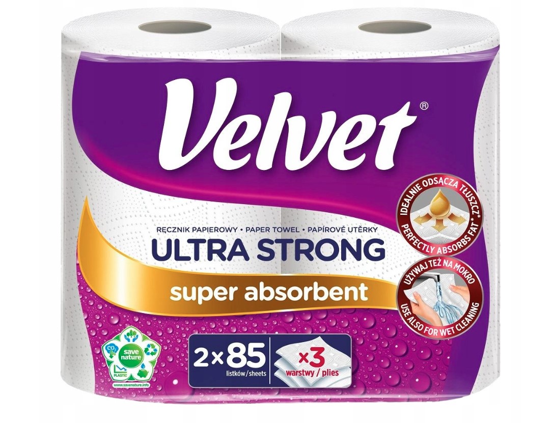 Ręcznik kuchenny Velvet Ultra Strong 2szt