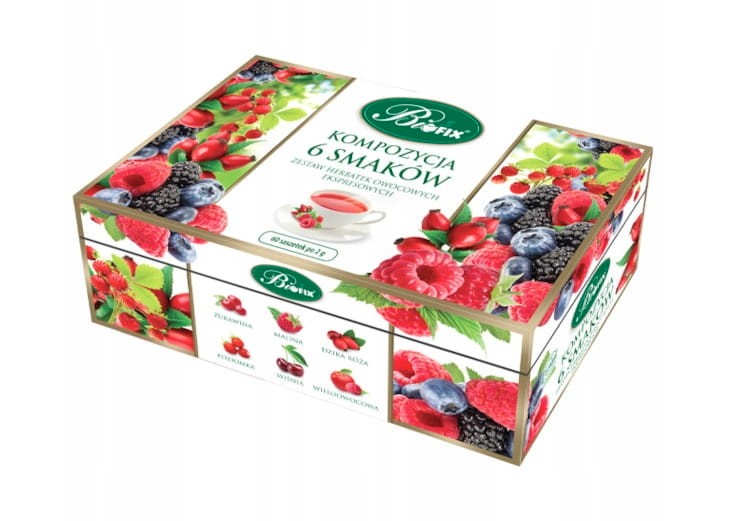 Herbata Biofix  Kompozycja owocowa  6 smaków