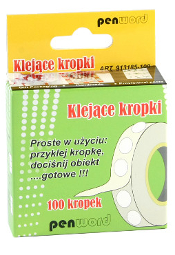 KLEJĄCE KROPKI MF913185-100 (śr.10MM) 100 kropek POLSIRHURT