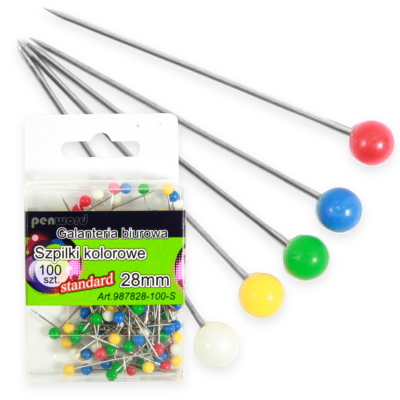 SZPILKI 28MM kolor, perła POLSIRHURT