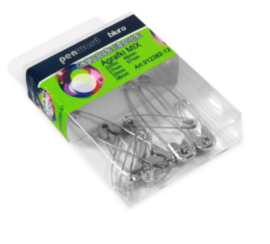 AGRAFKI A"12  912382-12 mix PVC BOX  POLSIRHURT