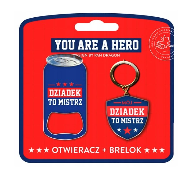 Otwieracz i brelok My Hero - Dziadek Pan Dragon