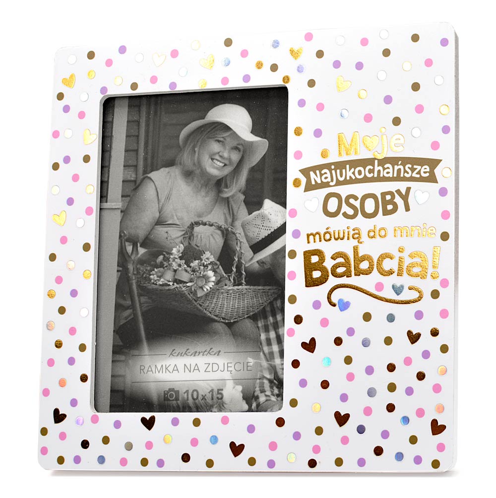 Ramka Moments RM-082 Najukochańsza Babcia Passion Cards