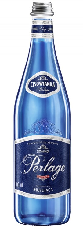 Woda Cisowianka Perlage musująca 700ml (szkło)