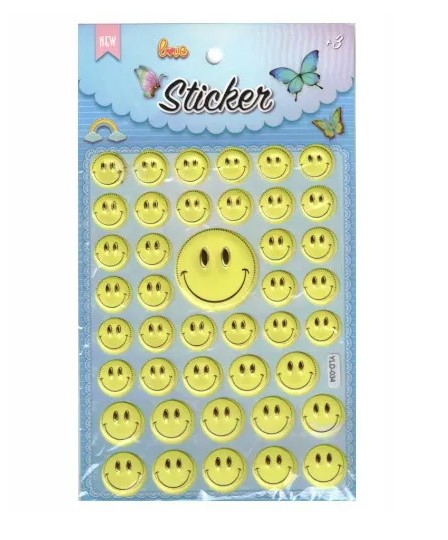 Naklejka 14x24 YLD Uśmiech 903071 KTW