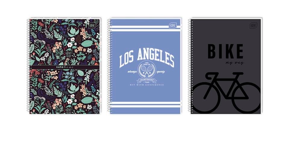 Kołozeszyt w kratkę A5, mix, 80 kartek, Interdruk