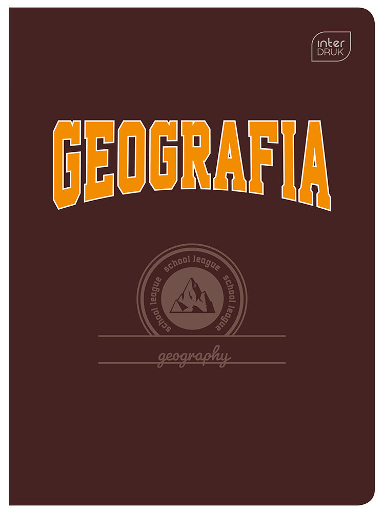 Zeszyt A5/60k kratka GEOGRAFIA Hybrid Interdruk