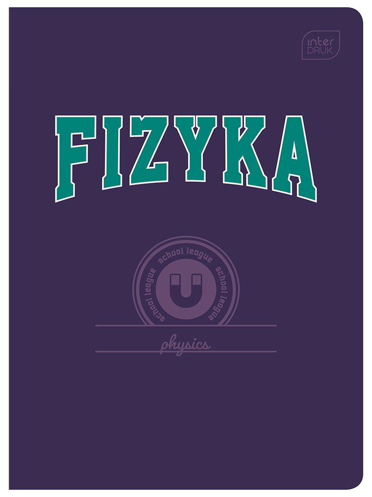 Zeszyt A5/60k kratka FIZYKA Hybrid Interdruk