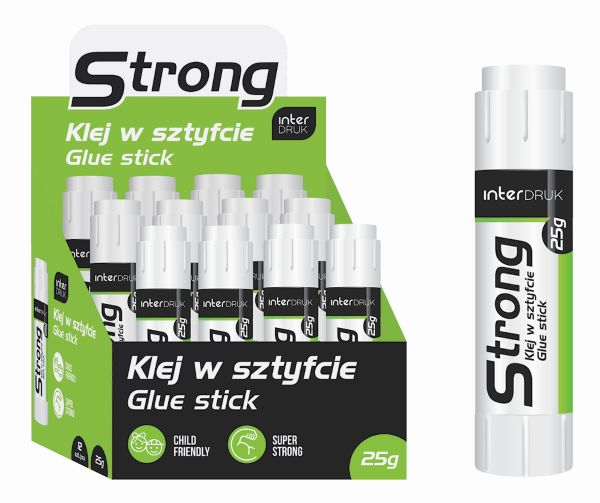 Klej w sztyfcie Strong 25g INTERDRUK