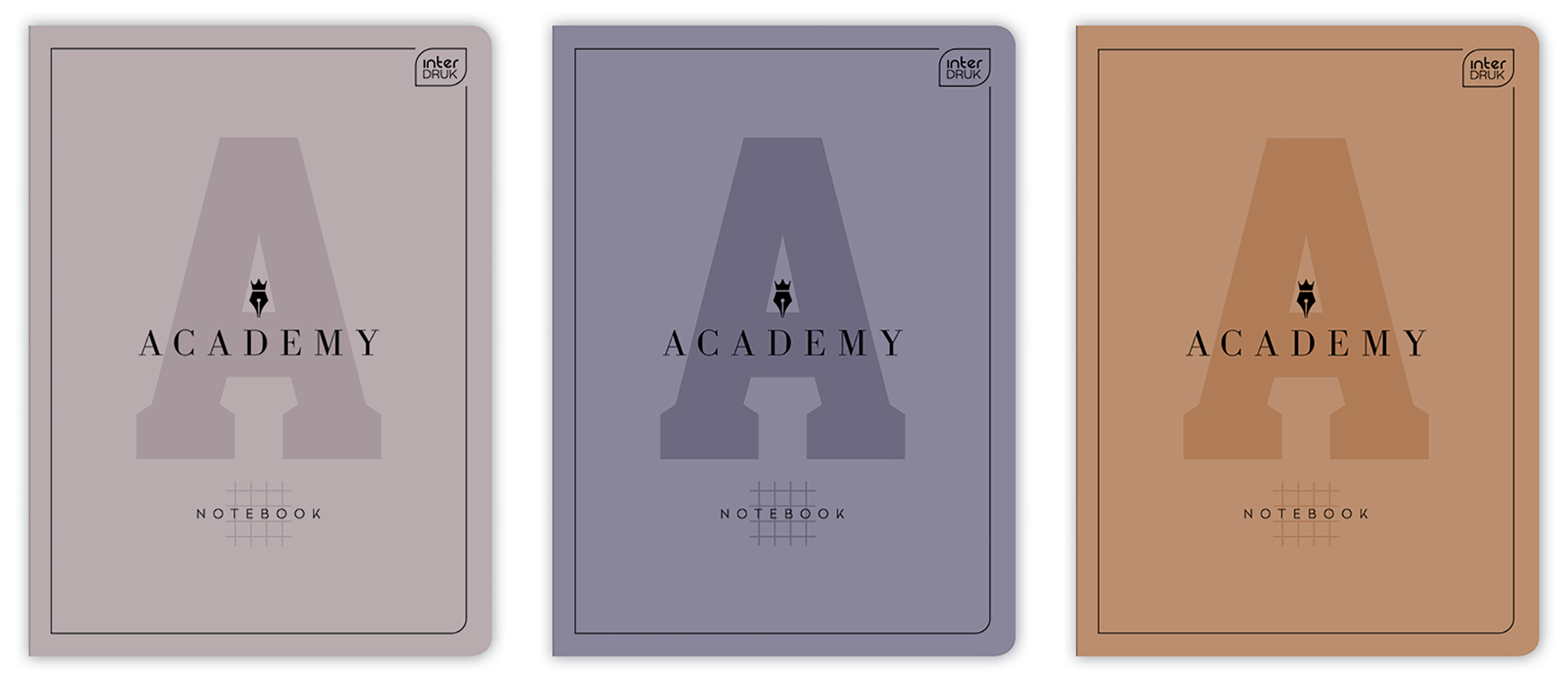 Zeszyt w kratkę A4, Academy, 60 kartek, Interdruk