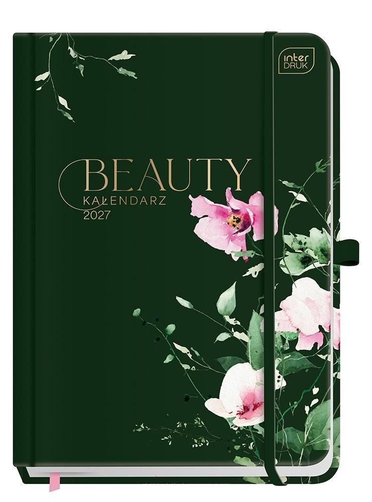 Kalendarz książkowy z kieszonką A5 192 Metallic Beauty Sweet Peas Interdruk