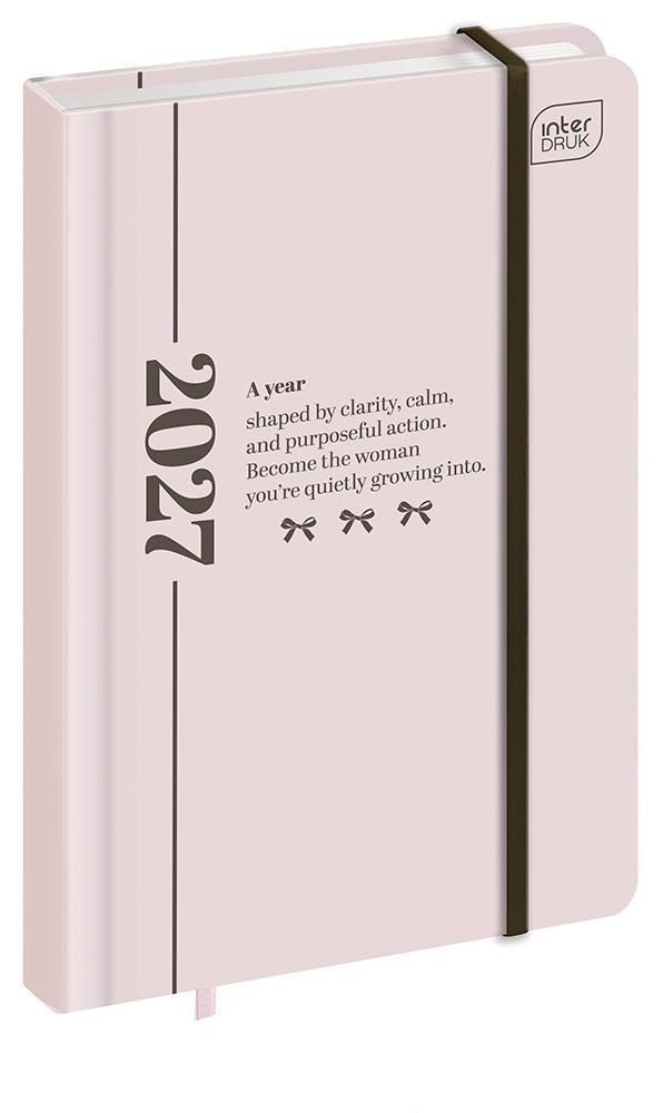 Kalendarz książkowy A6 192 Mat+UV Simplicity Interdruk