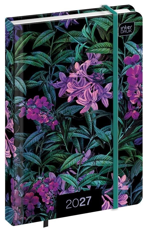 Kalendarz książkowy A6 192 Mat+UV Lilac Interdruk