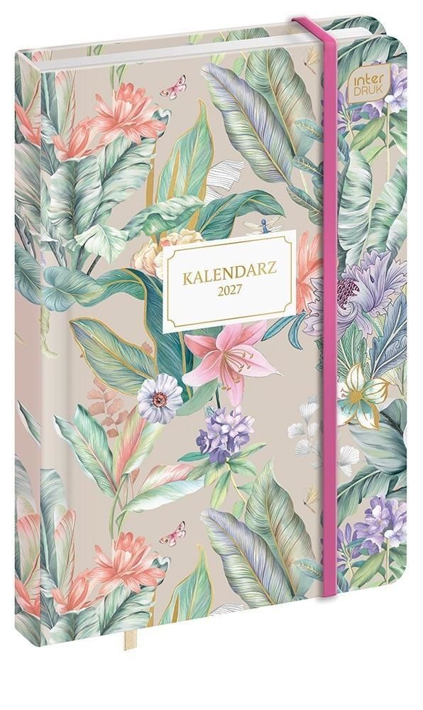 Kalendarz książkowy A6 192 Metallic Exotic Interdruk
