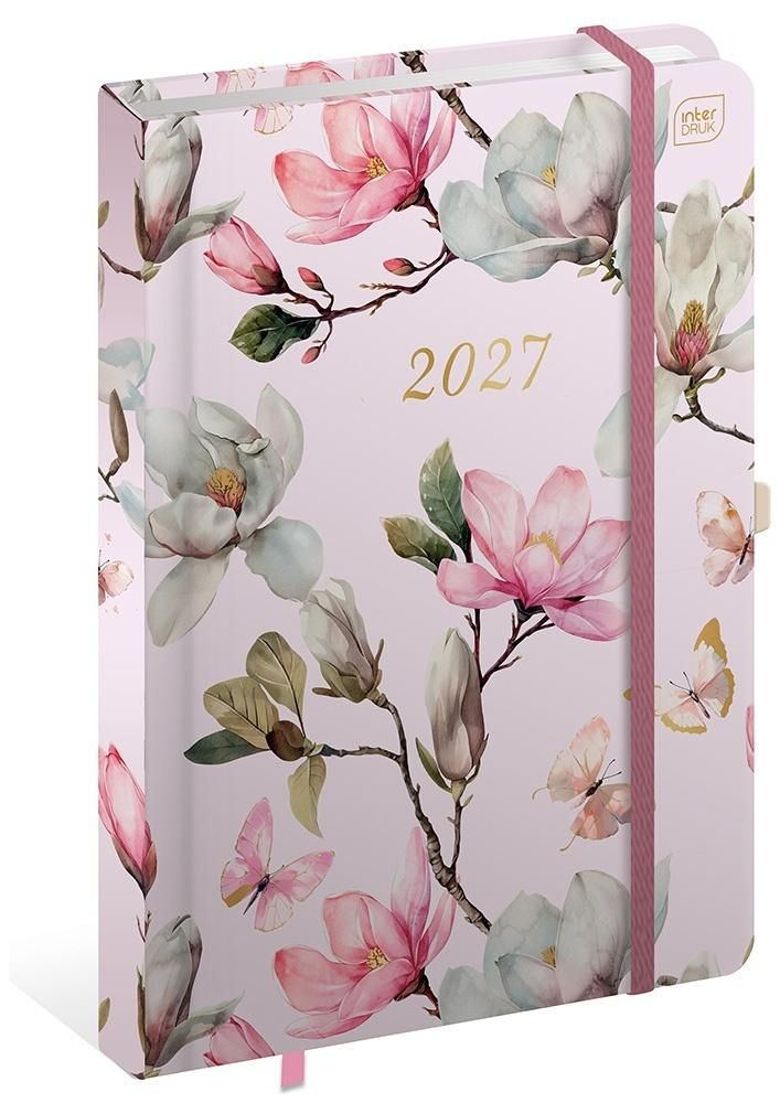 Kalendarz książkowy B5 192 Metallic Magnolia Interdruk
