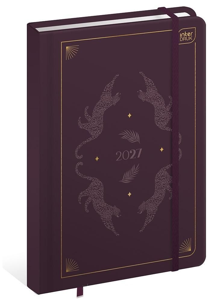 Kalendarz książkowy B6 192 Metallic Satin Interdruk