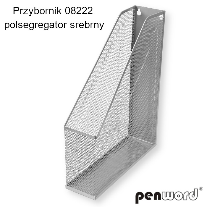 Pojemnik na czasopisma siatka srebrny 08222 Polsirhurt