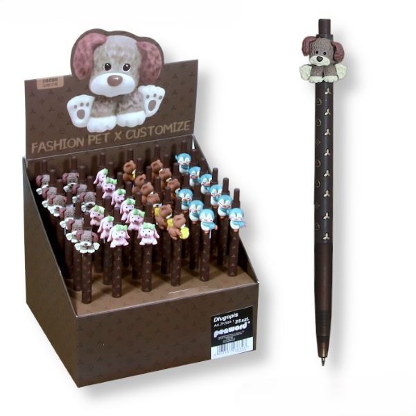 Długopis Zwierzątka ZF2693 niebieski Polsirhurt