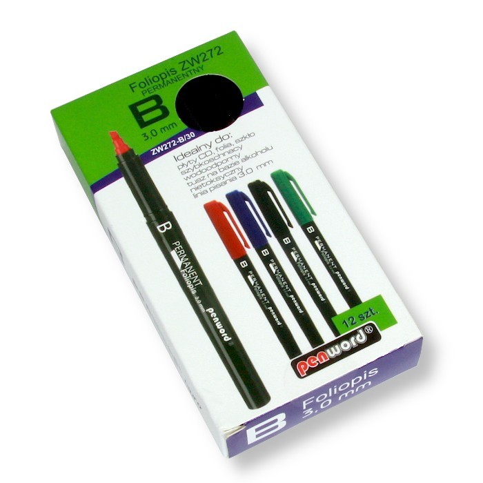 Foliopis B 3.00mm czarny ZW272 Polsirhirt