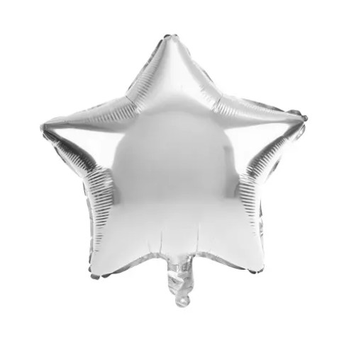 Balon foliowy gwiazda srebrny BLF0019SRE Arpex