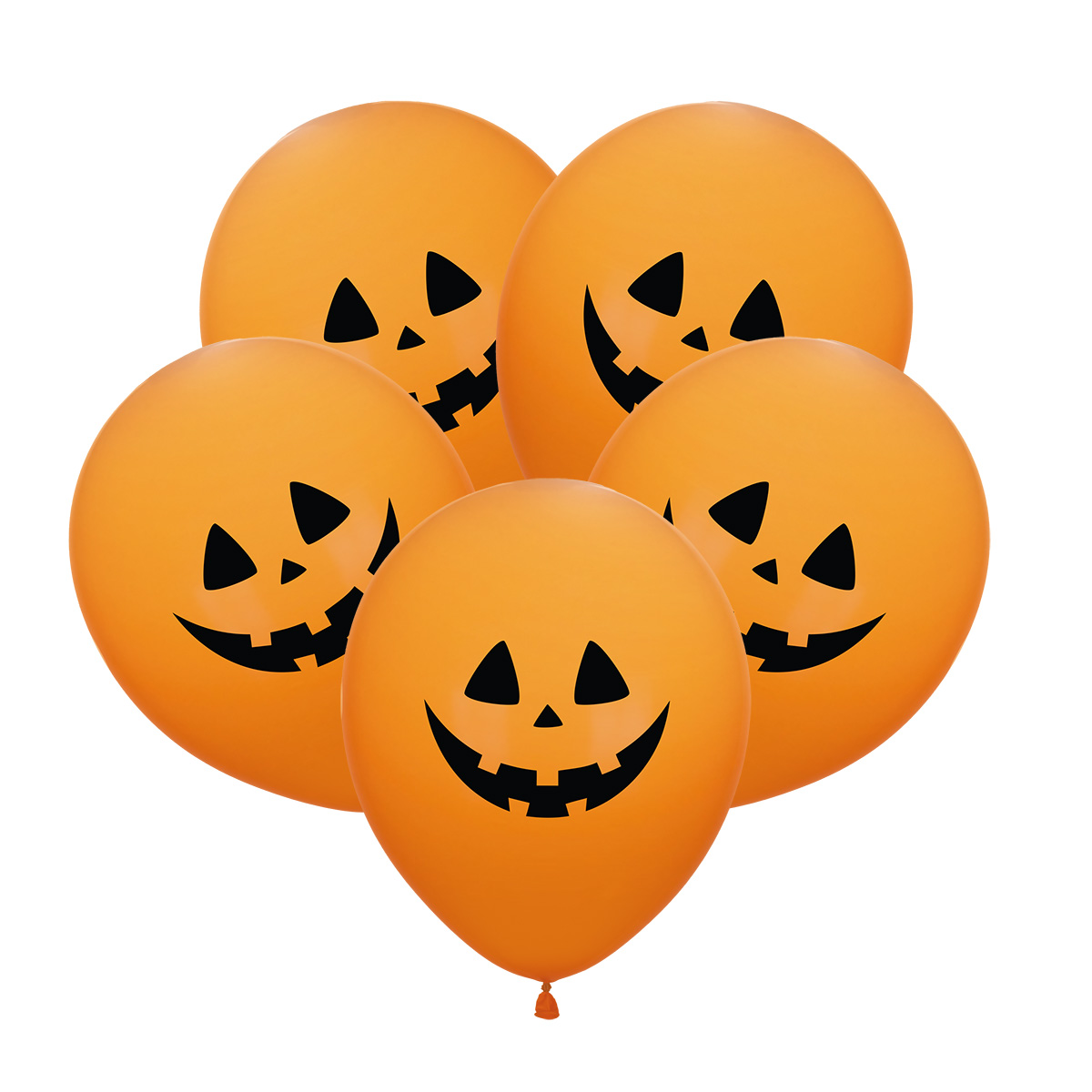 Balony z nadrukiem - dynie 5szt KB0016 Halloween Arpex
