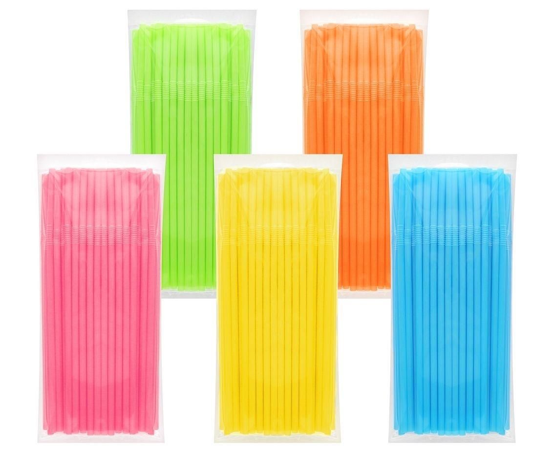 Rurki łamane wielokrotnego użytku mix kolorów 5x210mm 100szt RW-LKR1 GoDan