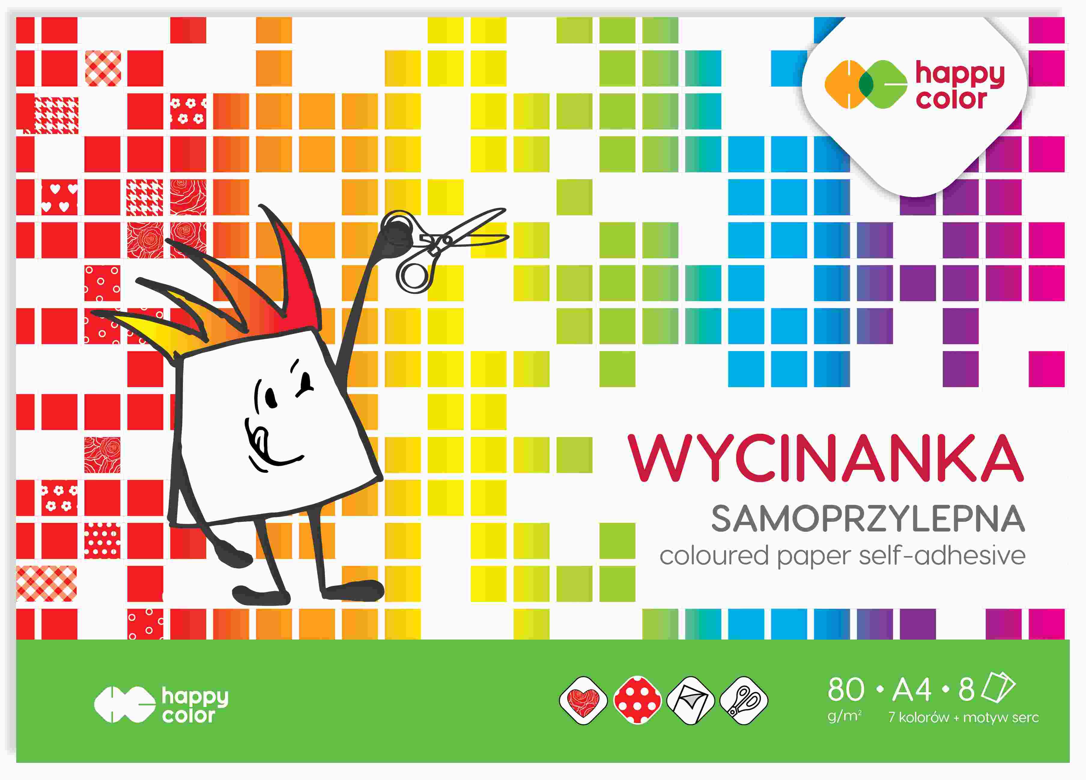 Blok Wycinanka A4/8 Happy Color HA 3710 2030-S8