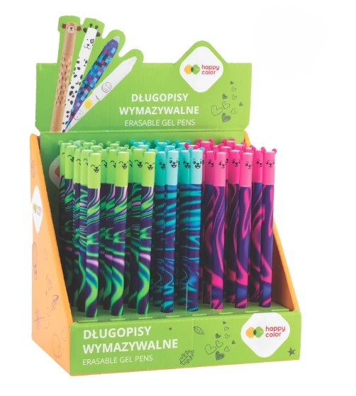 Długopis wymazywalny Magic Sky Uszaki 0,5mm niebieski Happy Color