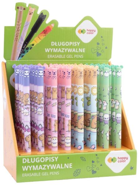 Długopis wymazywalny Kapibara, Yummy Yum  0,5 niebieski Happy Color