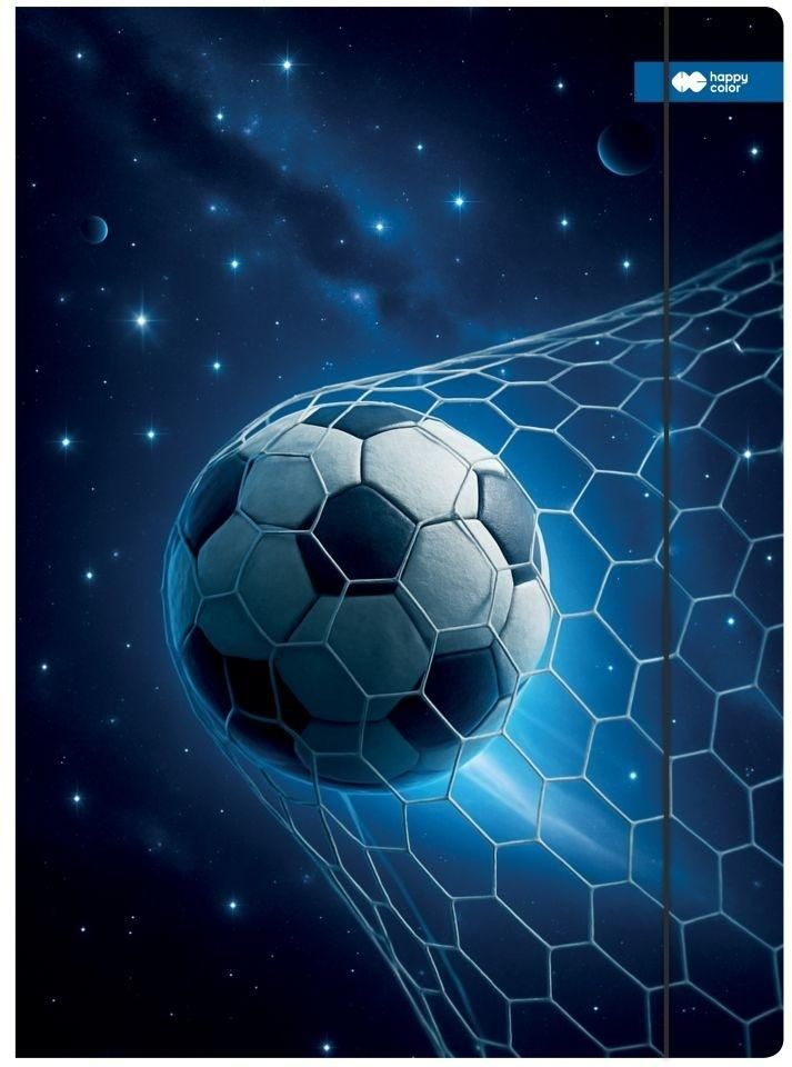 Teczka kartonowa z gumką Cosmo Ball Gol UV 24x31cm HA 7621 2431-CB01 Happy Color GDD