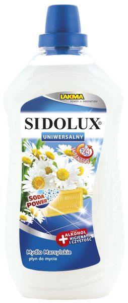 Płyn Sidolux d/mycia podłóg 1l Mydło Marsylskie