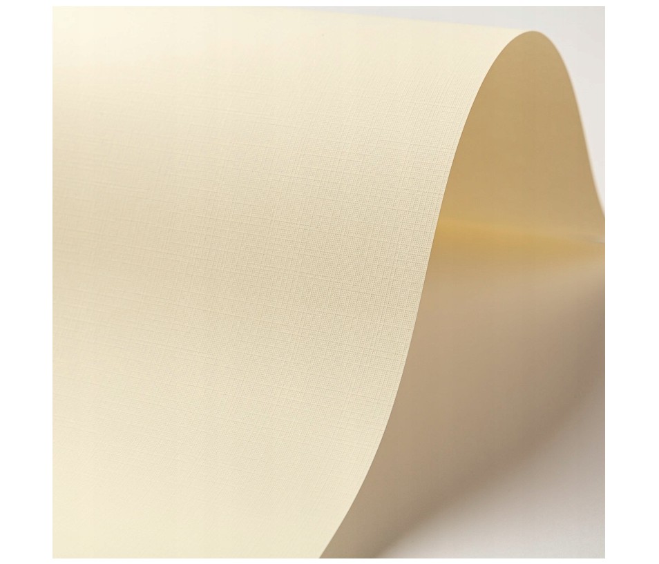 Papier ozdobny A4/50szt. 120g płótno kremowy Argo