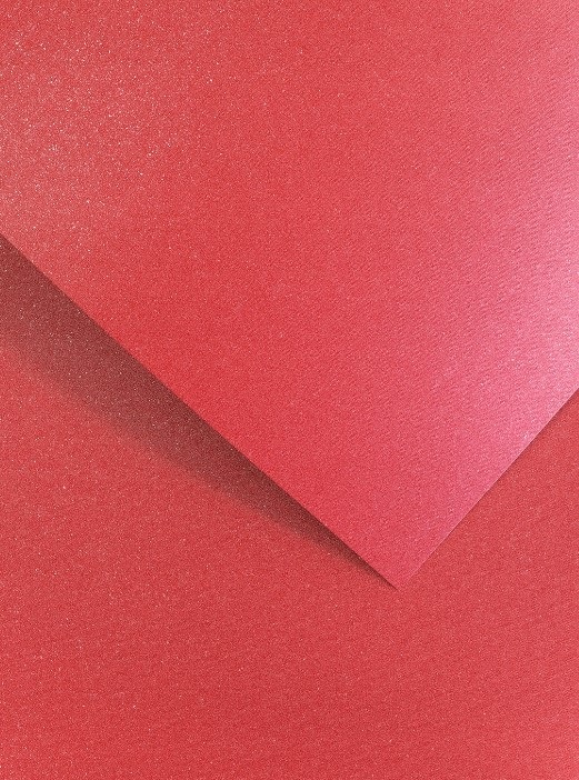 Karton ozdobny A4 20 arkuszy MIKA czerwwony Argo 240g