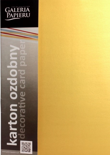 Karton ozdobny A4 20 arkuszy Iceland arktyczne złoto Argo 220g