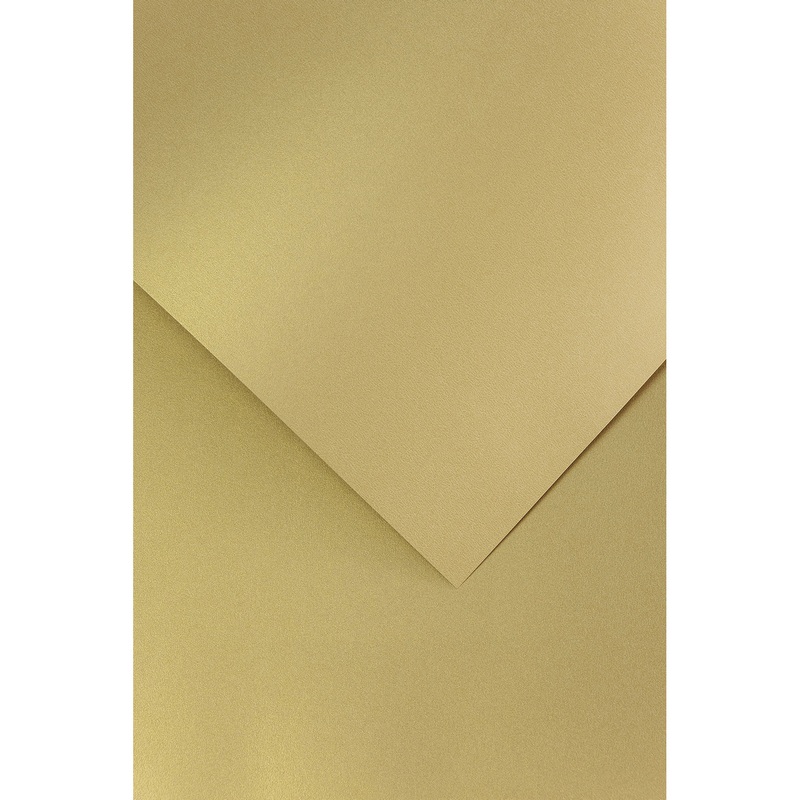 Karton ozdobny A4 20 arkuszy Iceland Złoty Argo 220g