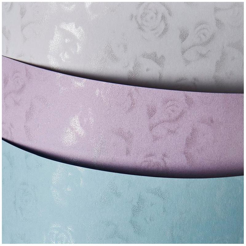 Karton ozdobny A4 20szt. małe róże błękitny Argo 220g