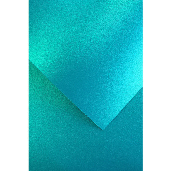 Karton ozdobny A4 20 arkuszy Millenium turkusowy Argo 220g