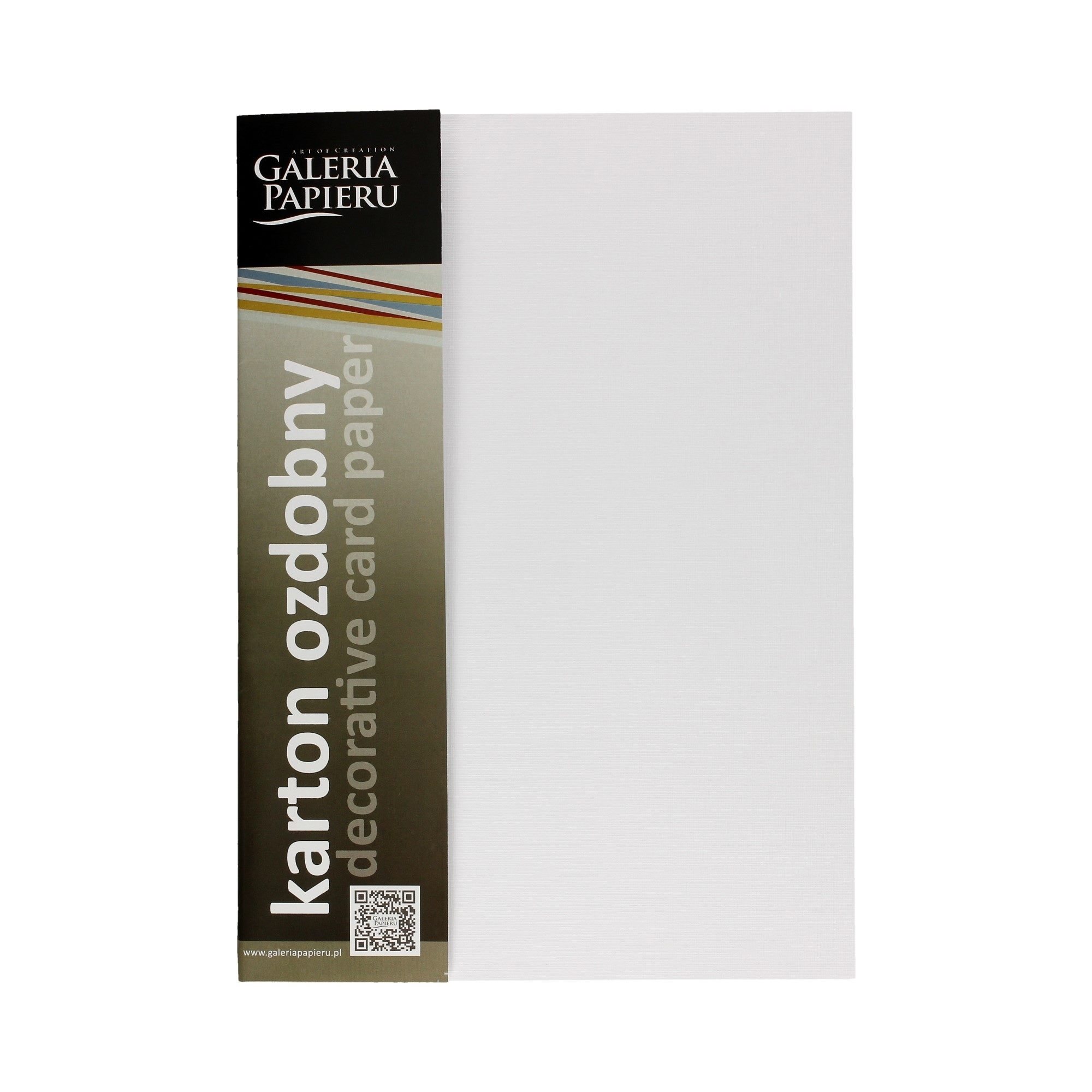 Karton ozdobny A4 (20) Natte biały Argo 250g 205801