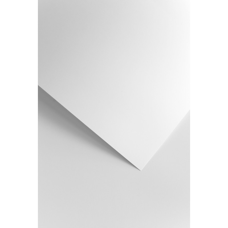 Papier ozdobny A4 (50) gładki biały satynowany Argo 120g  [206801]