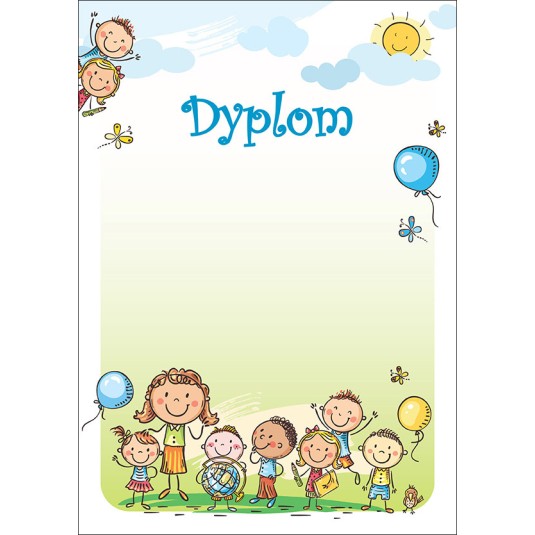 Dyplom A4/25 170g Przedszkolaki Argo [215117]