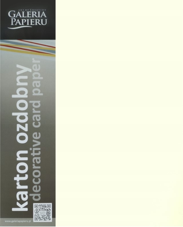 Papier wizytówkowy A4 gładki kremowy 20szt. 250g. Argo