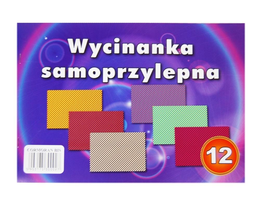 Wycinanka samoprzylepna  A4 paski ,,12,, (0027) Cormoran