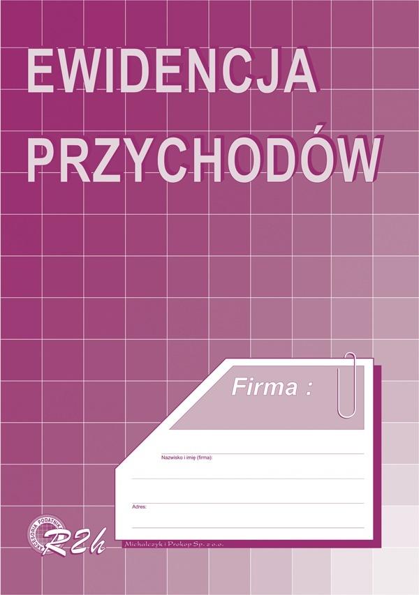 Ewidencja przychodów MiP R02-H  A4 (pion)