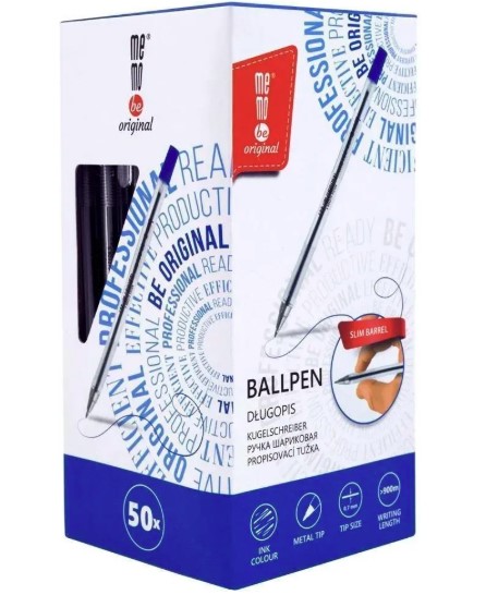 Długopis biurowy 0,7mm MemoBe niebiesk