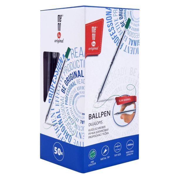 Długopis biurowy 0,7mm MemoBe zielony