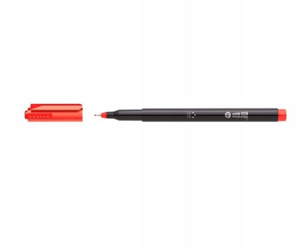 Marker permanentny CD/DVD MEMOBE 1-1,5mm okr. MM252-05 czerwony