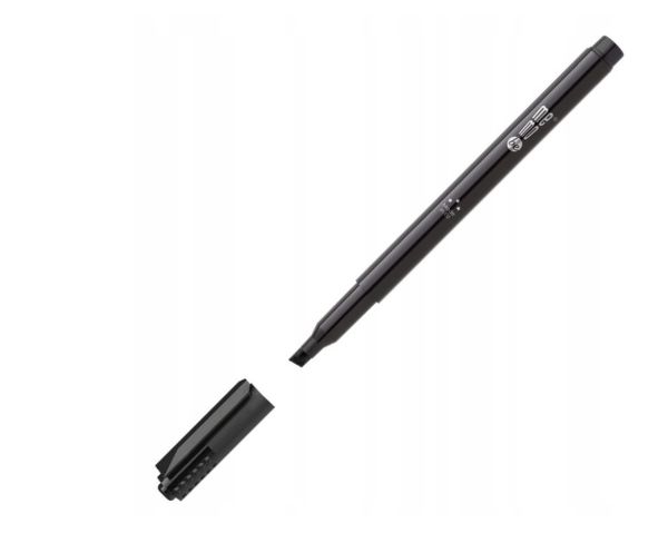 Marker permanentny CD/DVD MEMOBE 1-3mm ścięty MM253-02 czarny
